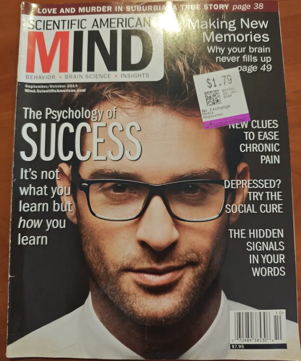 Scientific American MIND magazine cover September 2014